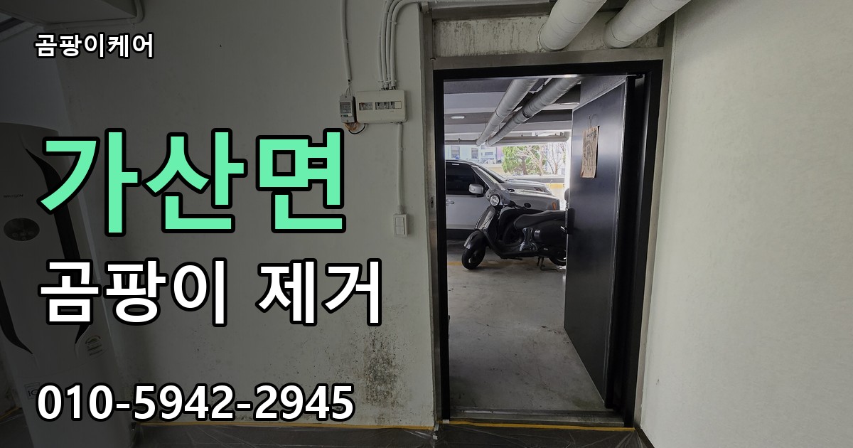 가산면 곰팡이 제거 - 곰팡이케어 실제 시공 현장