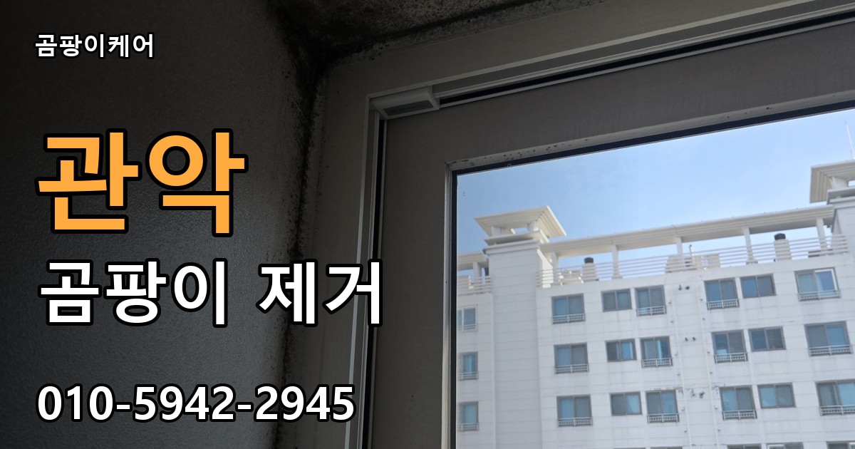관악 곰팡이 제거 - 곰팡이케어 실제 시공 현장