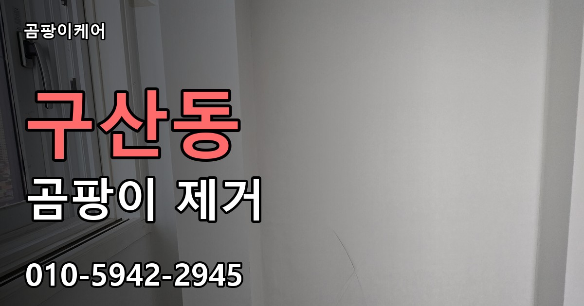구산동 곰팡이 제거 - 곰팡이케어 실제 시공 현장