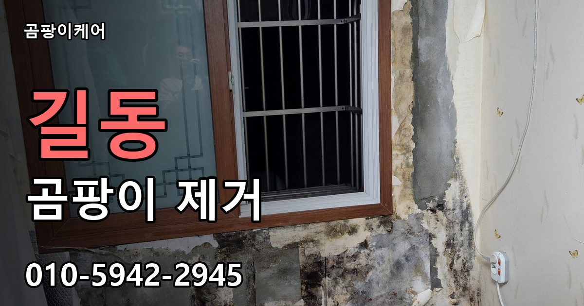 길동 곰팡이 제거 - 곰팡이케어 실제 시공 현장