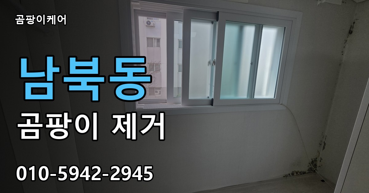 남북동 곰팡이 제거 - 곰팡이케어 실제 시공 현장