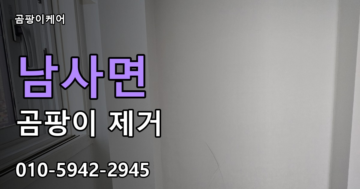 남사면 곰팡이 제거 - 곰팡이케어 실제 시공 현장