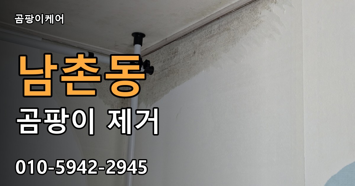 남촌동 곰팡이 제거 - 곰팡이케어 실제 시공 현장