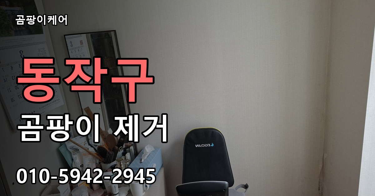 동작구 곰팡이 제거 - 곰팡이케어 실제 시공 현장