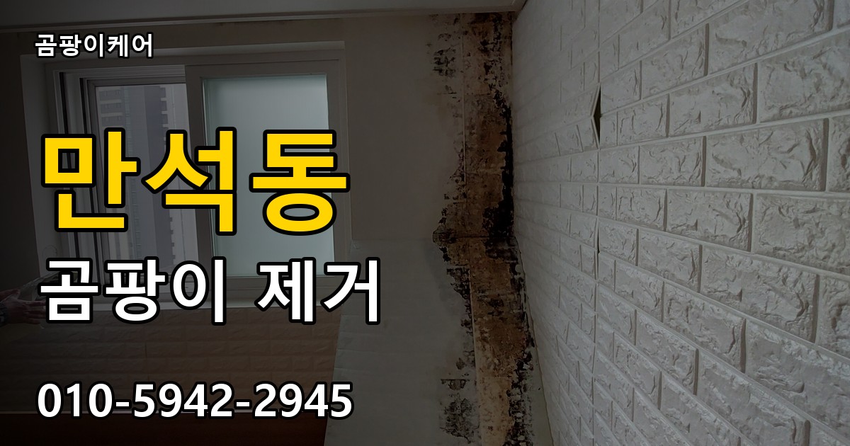 만석동 곰팡이 제거 - 곰팡이케어 실제 시공 현장