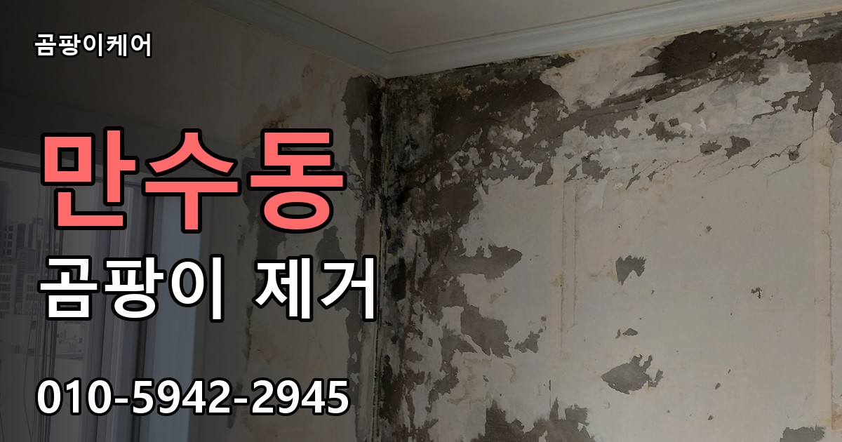 만수동 곰팡이 제거 - 곰팡이케어 실제 시공 현장