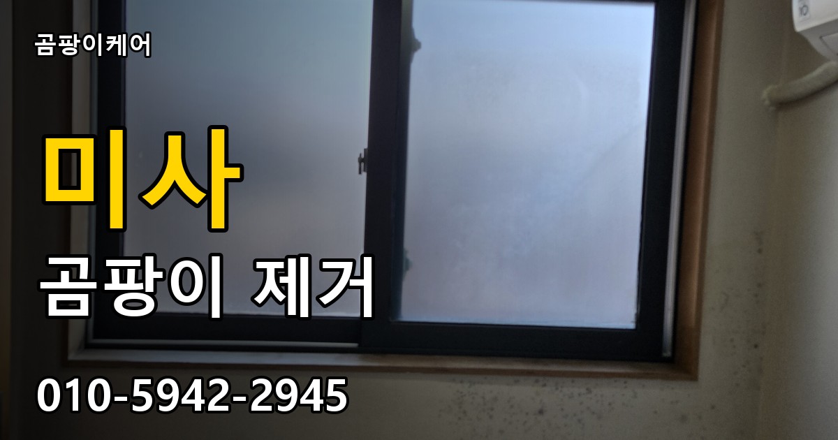 미사 곰팡이 제거 - 곰팡이케어 실제 시공 현장