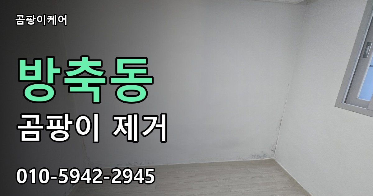 방축동 곰팡이 제거 - 곰팡이케어 실제 시공 현장
