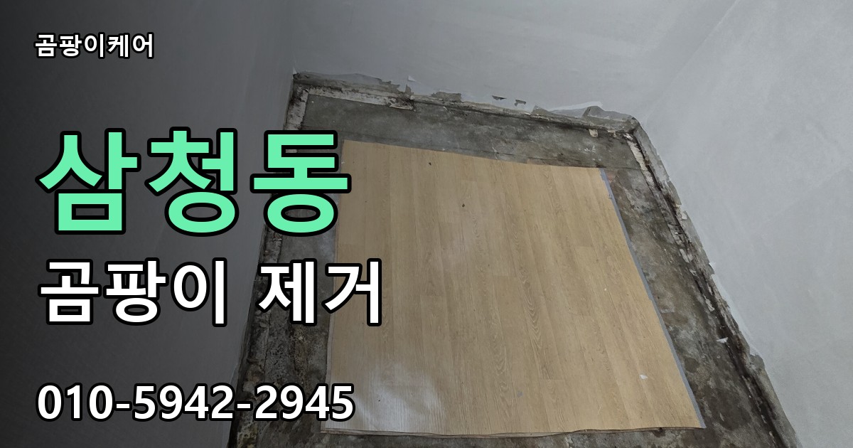 삼청동 곰팡이 제거 - 곰팡이케어 실제 시공 현장