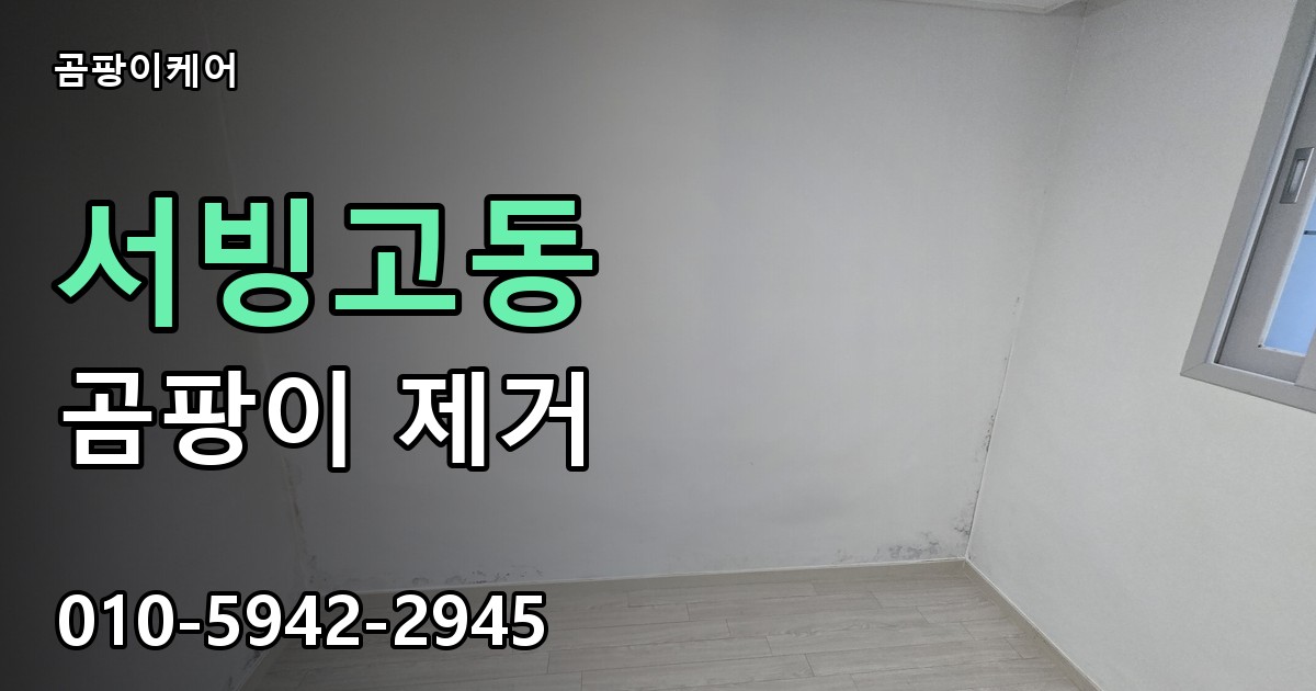 서빙고동 곰팡이 제거 - 곰팡이케어 실제 시공 현장