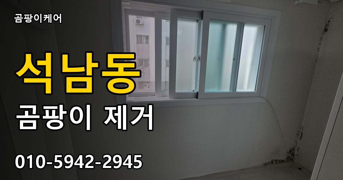 석남동 곰팡이 제거 - 곰팡이케어 실제 시공 현장