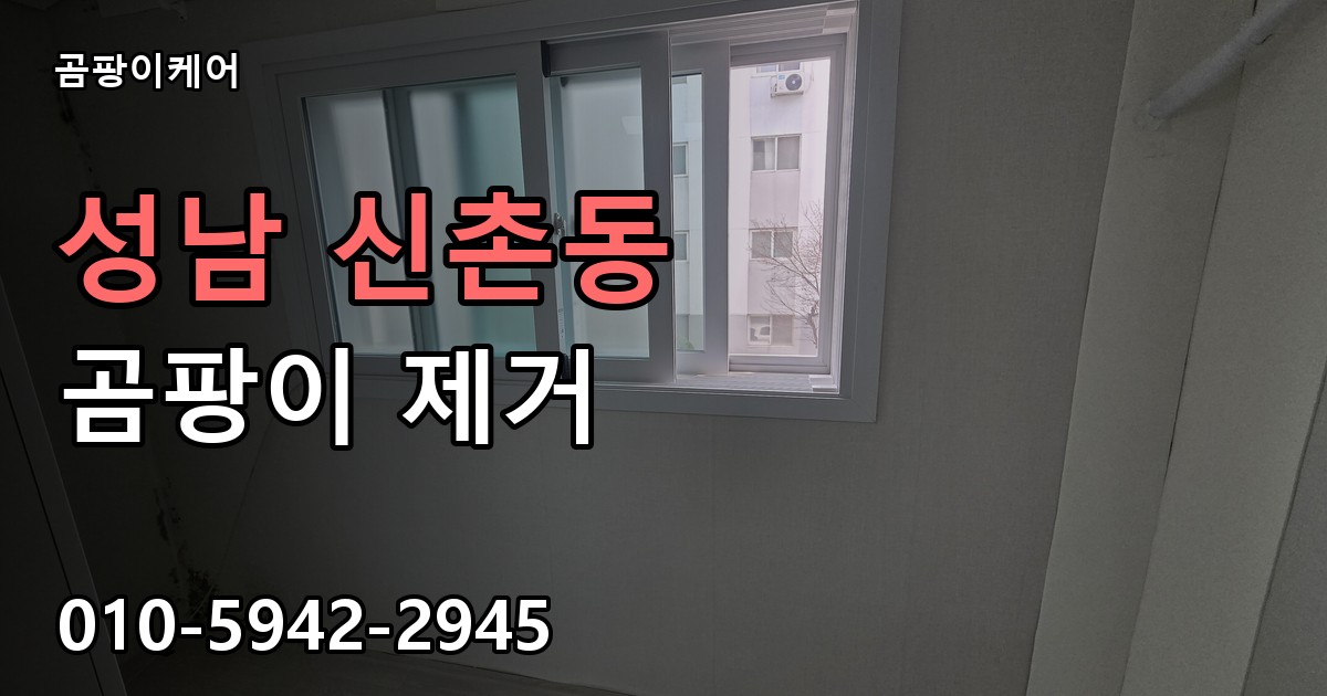성남 신촌동 곰팡이 제거 - 곰팡이케어 실제 시공 현장