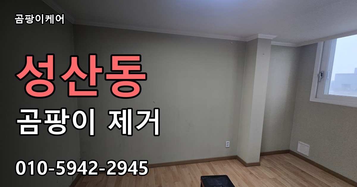 성산동 곰팡이 제거 - 곰팡이케어 실제 시공 현장