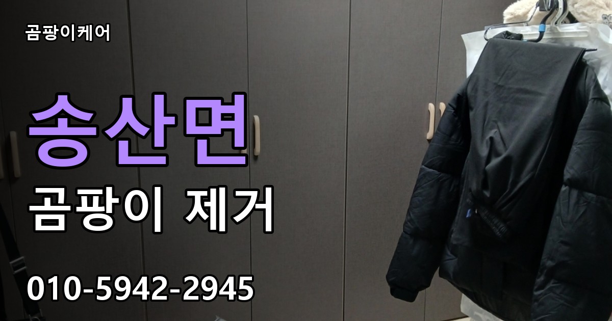 송산면 곰팡이 제거 - 곰팡이케어 실제 시공 현장