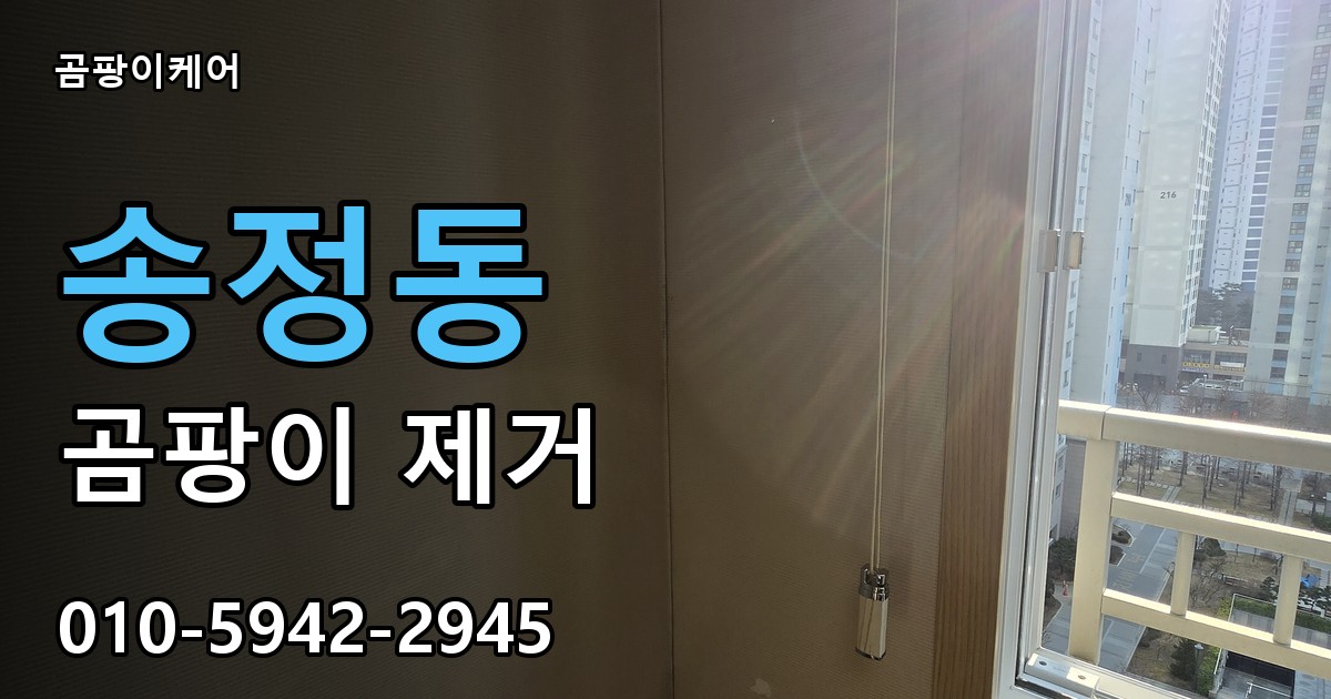 송정동 곰팡이 제거 - 곰팡이케어 실제 시공 현장