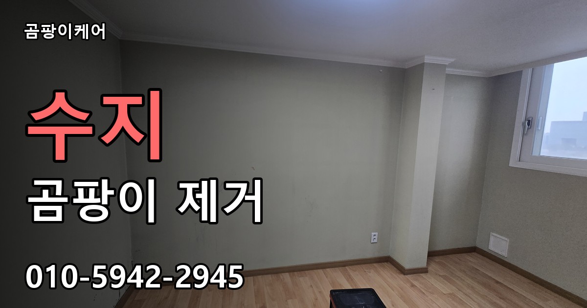 수지 곰팡이 제거 - 곰팡이케어 실제 시공 현장