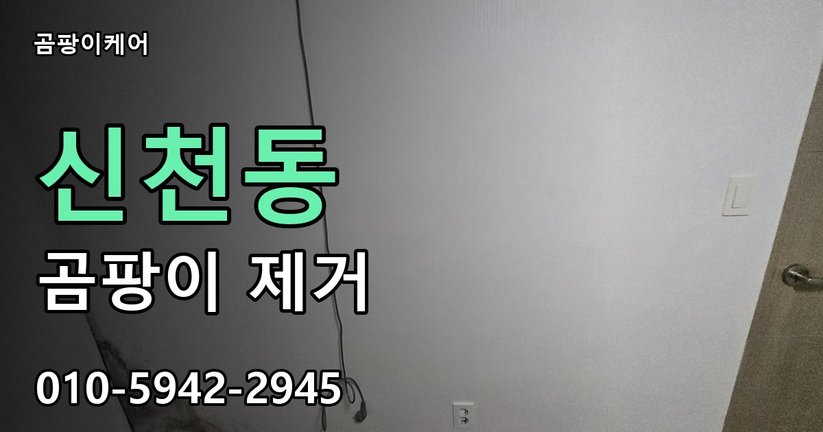 신천동 곰팡이 제거 - 곰팡이케어 실제 시공 현장