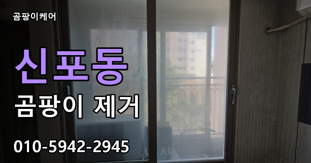 신포동 곰팡이 제거 - 곰팡이케어 실제 시공 현장
