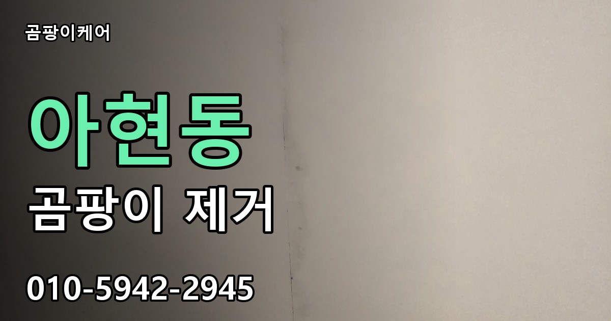 아현동 곰팡이 제거 - 곰팡이케어 실제 시공 현장