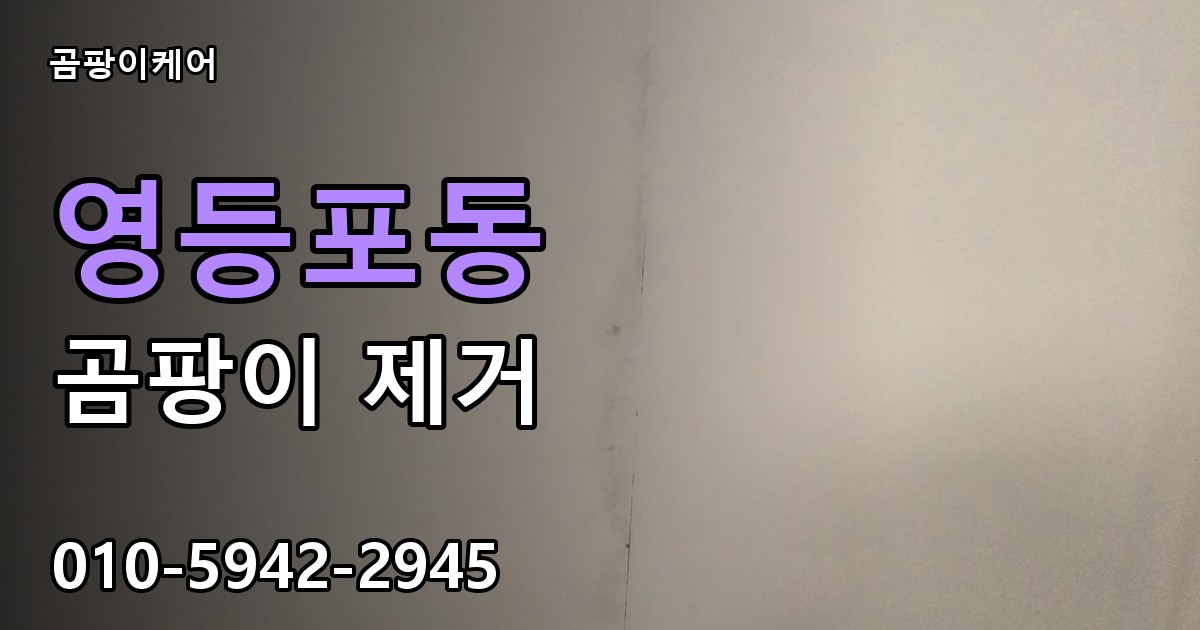 영등포동 곰팡이 제거 - 곰팡이케어 실제 시공 현장