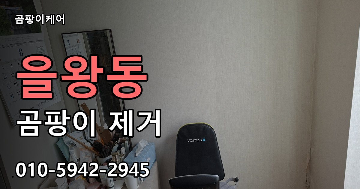 을왕동 곰팡이 제거 - 곰팡이케어 실제 시공 현장