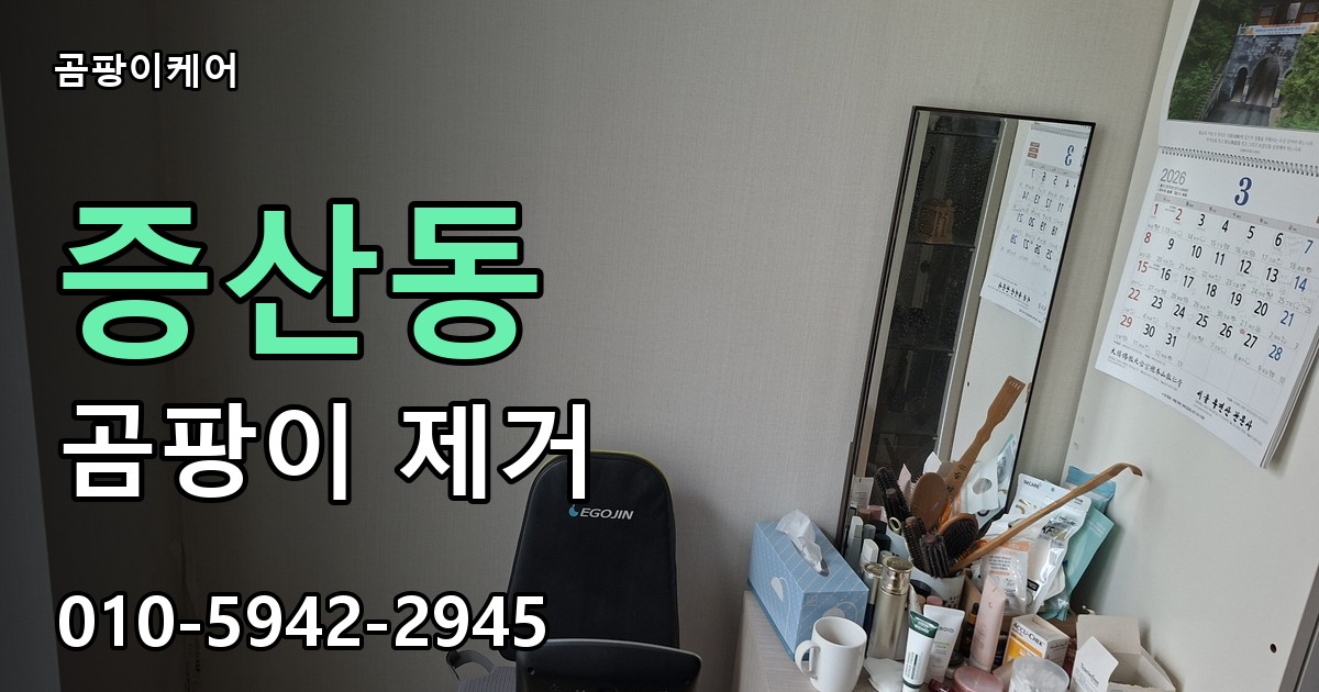 증산동 곰팡이 제거 - 곰팡이케어 실제 시공 현장