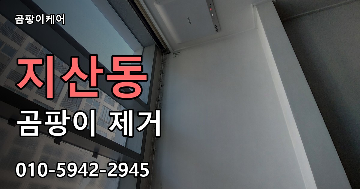 지산동 곰팡이 제거 - 곰팡이케어 실제 시공 현장