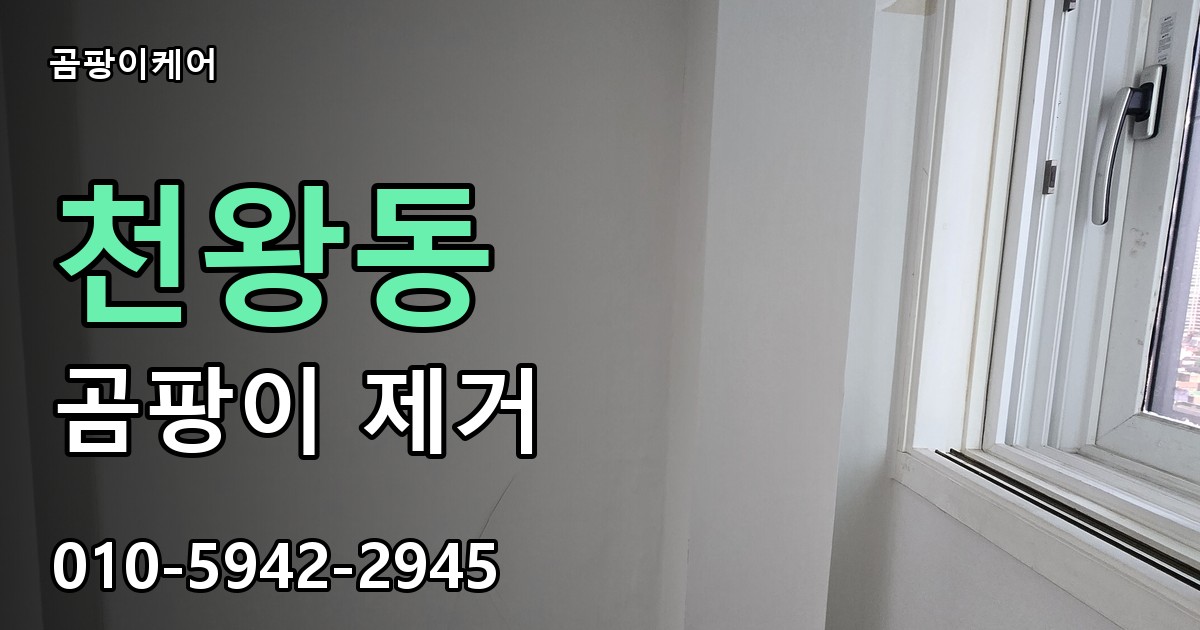 천왕동 곰팡이 제거 - 곰팡이케어 실제 시공 현장
