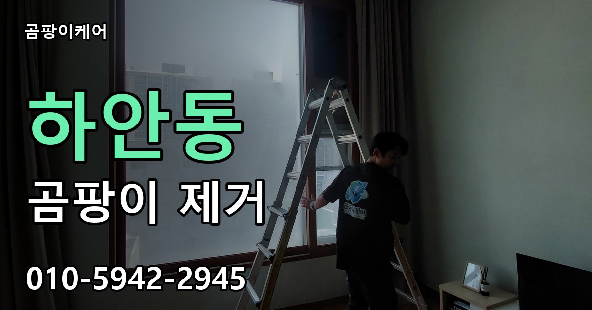 하안동 곰팡이 제거 - 곰팡이케어 실제 시공 현장
