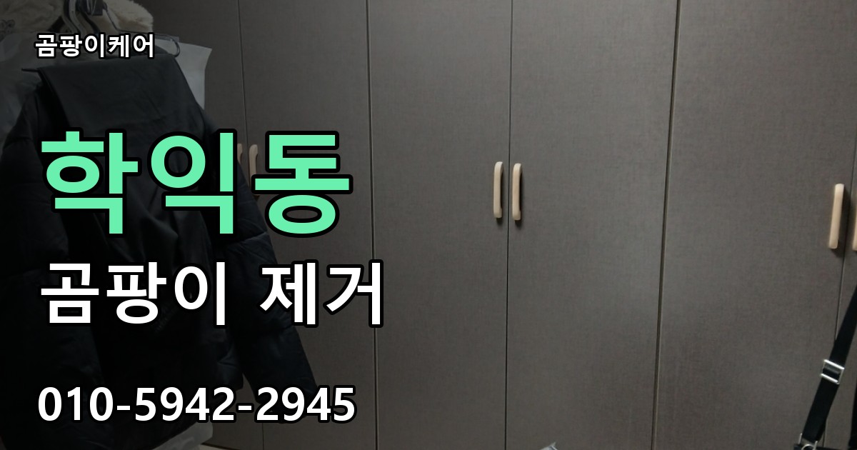 학익동 곰팡이 제거 - 곰팡이케어 실제 시공 현장