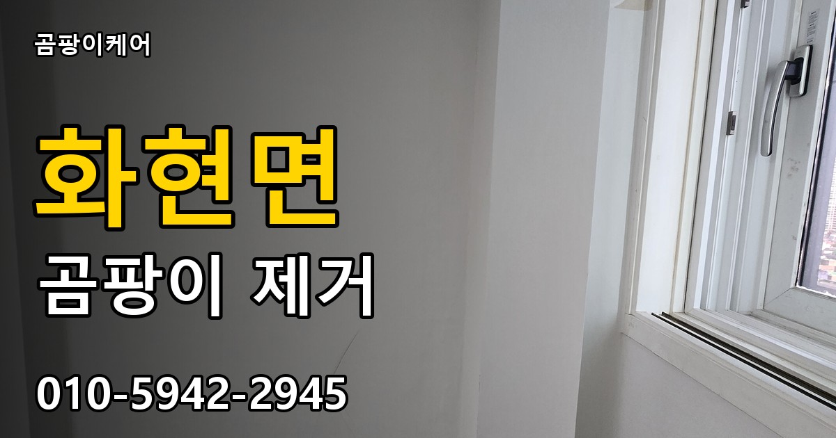 화현면 곰팡이 제거 - 곰팡이케어 실제 시공 현장