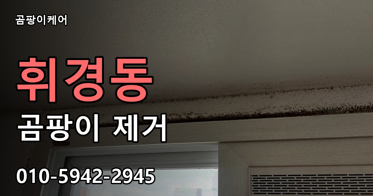 휘경동 곰팡이 제거 - 곰팡이케어 실제 시공 현장